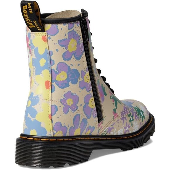 Dr Martens 1460 Floral Print Lace Up Combat Boots Womens Size - Picture 3 of 8